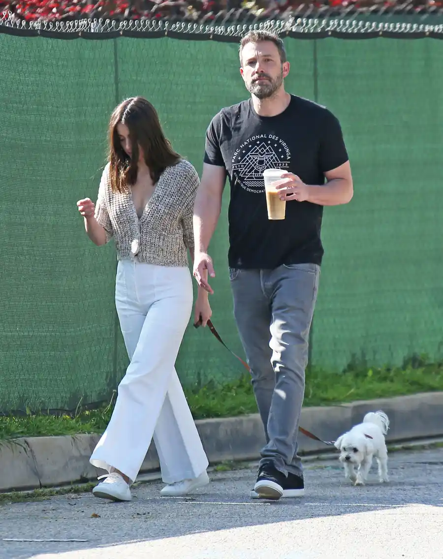 Ben Affleck Steps Out With Ana de Armas and Her Dog in L.A.