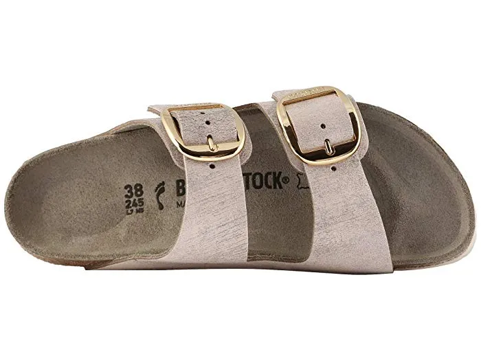 Birkenstock Arizona Big Buckle (Washed Metallic Rose)