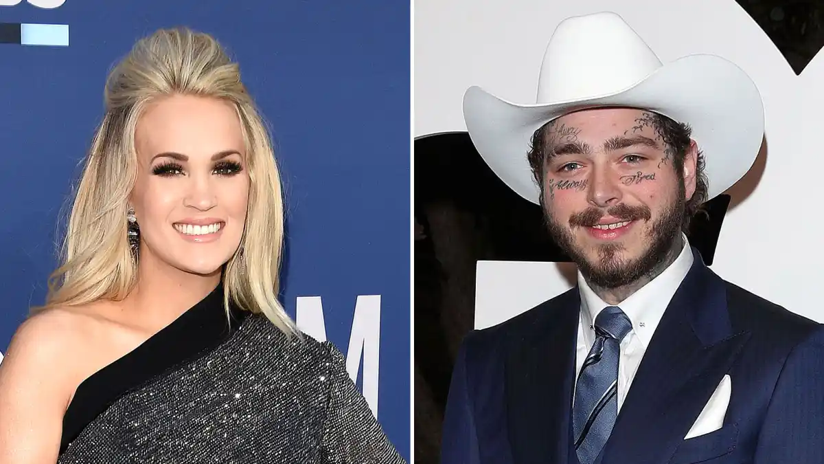 Carrie Underwood Hangs Out With Post Malone After His Concert