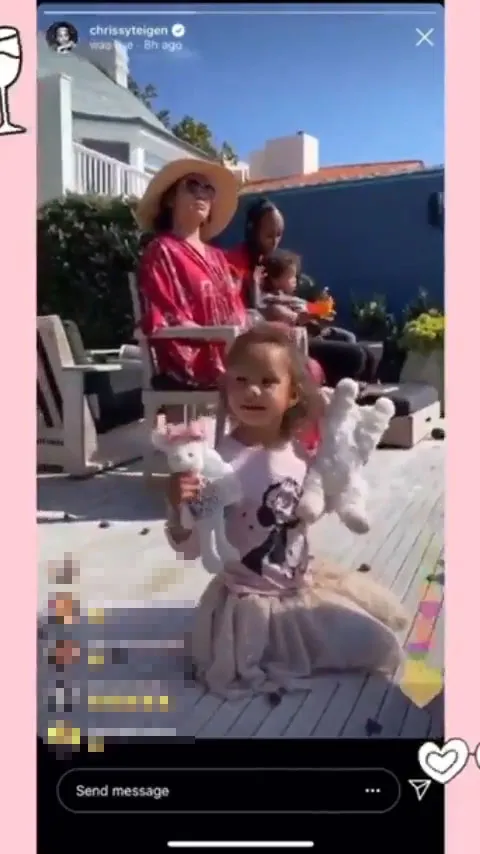 Chrissy Teigen Officiates Elaborate Wedding for Daughter Lunas Stuffed Animals