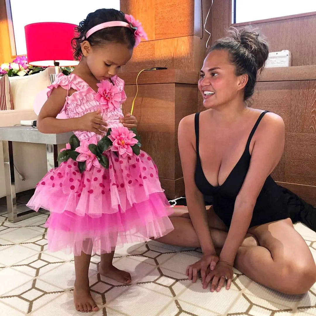 Chrissy Teigen Officiates Elaborate Wedding for Daughter Lunas Stuffed Animals