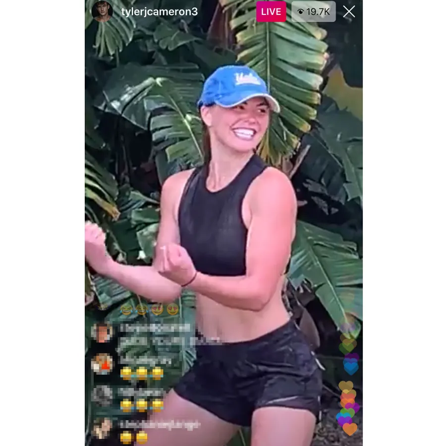 Colton Underwood Fangirls Watching Hannah Brown Tyler Cameron Work Out