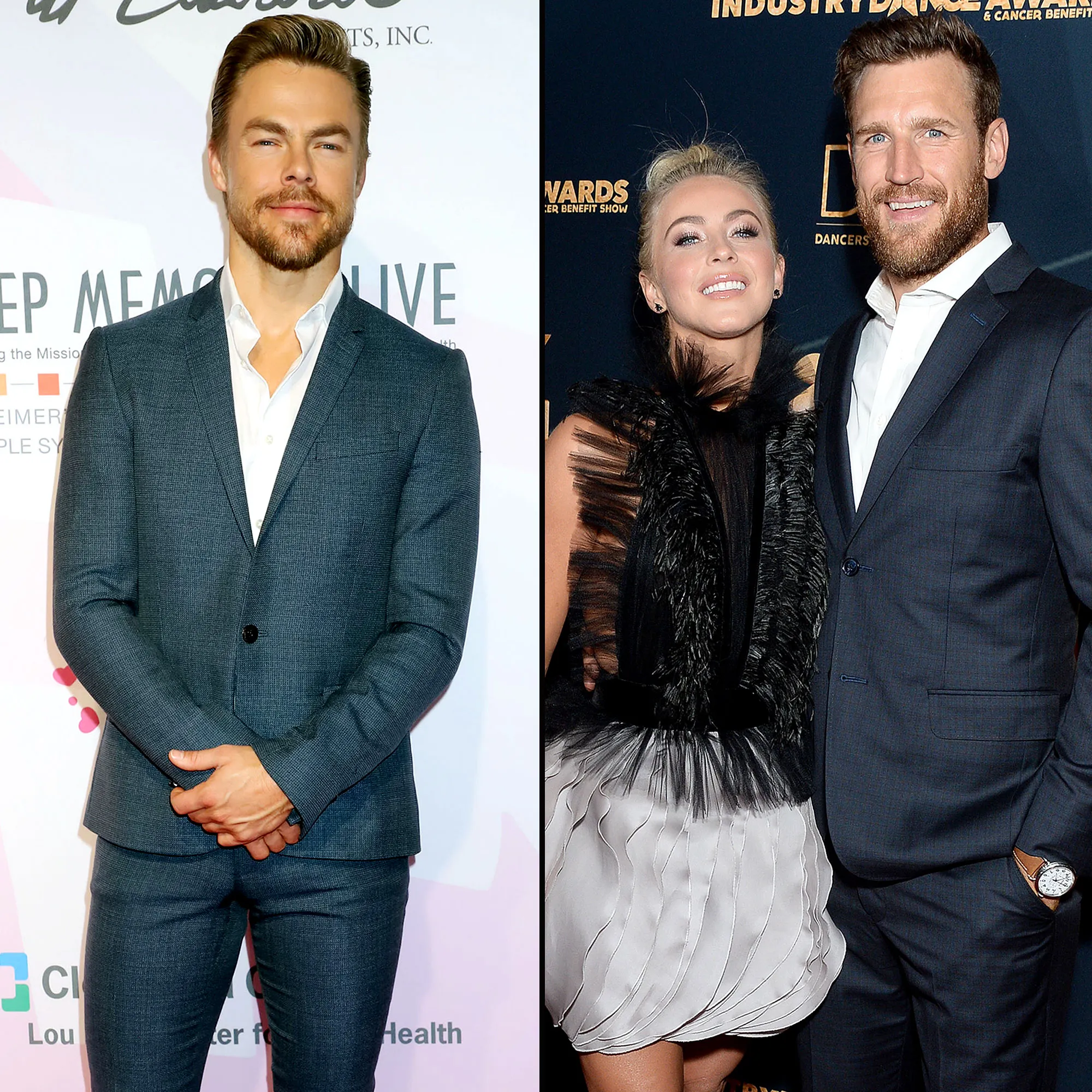 Derek Hough Shares What He Likes About Julianne Hough Husband Brooks Laich