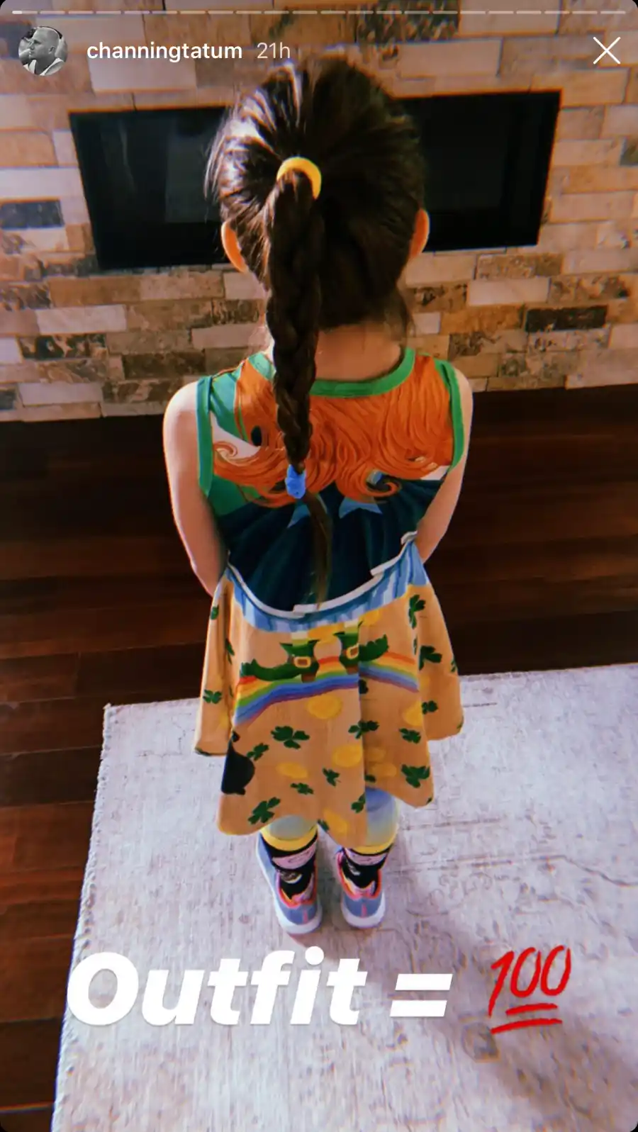 Channing Tatum Keeps Daughter Everly Entertained Amid Coronavirus Quarantine