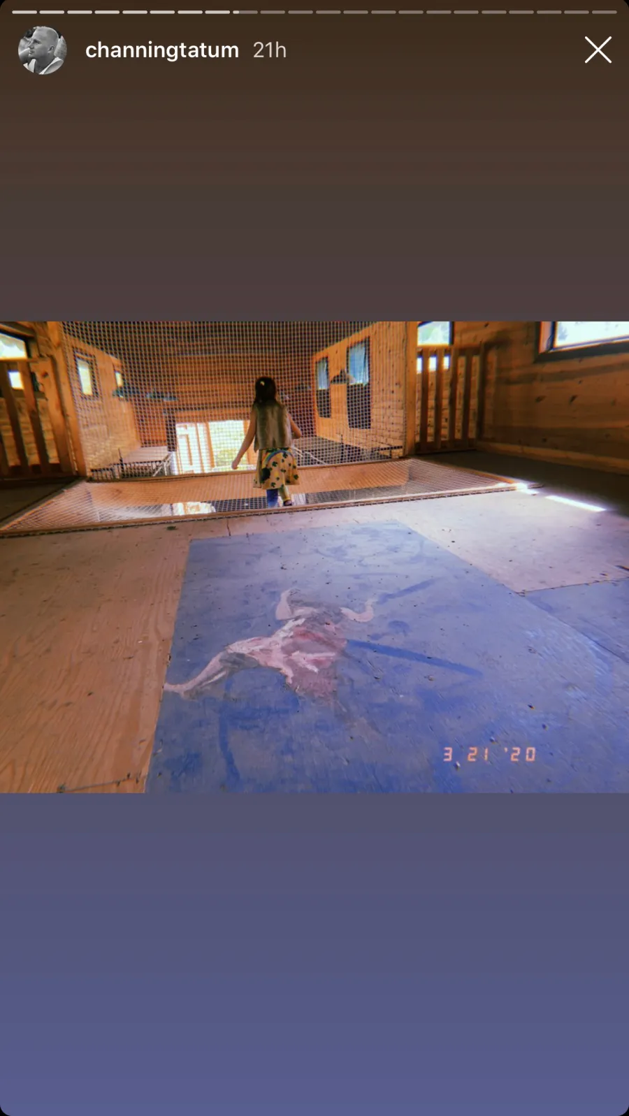 Channing Tatum Keeps Daughter Everly Entertained Amid Coronavirus Quarantine