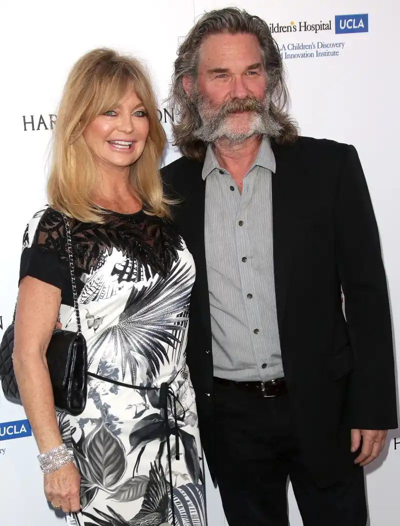Goldie Hawn Kurt Russell Love Story Throughout the Years