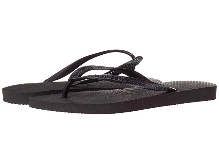 Havaianas Slim Flip Flops (Black)