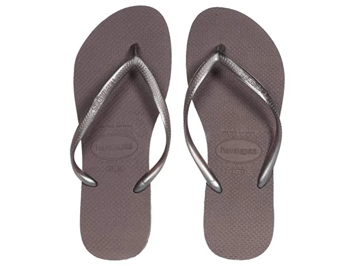 Havaianas Slim Flip Flops (Lilac Announce)
