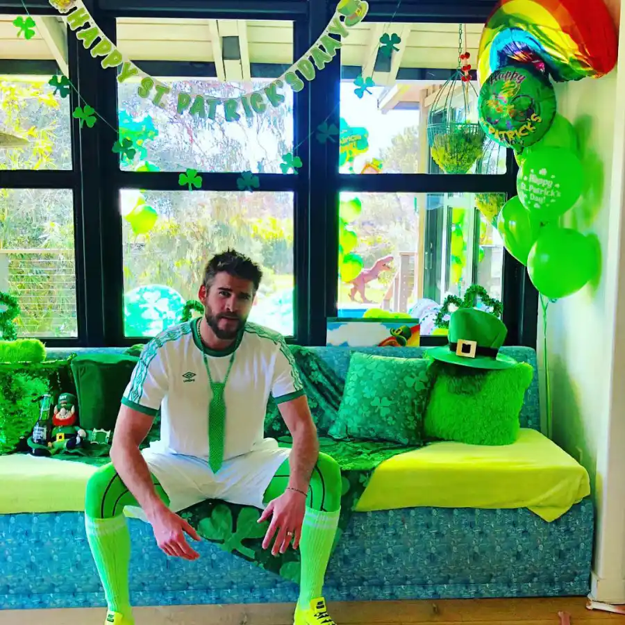 Liam Hemsworth How Stars Have Celebrated St. Patty's Through the Years