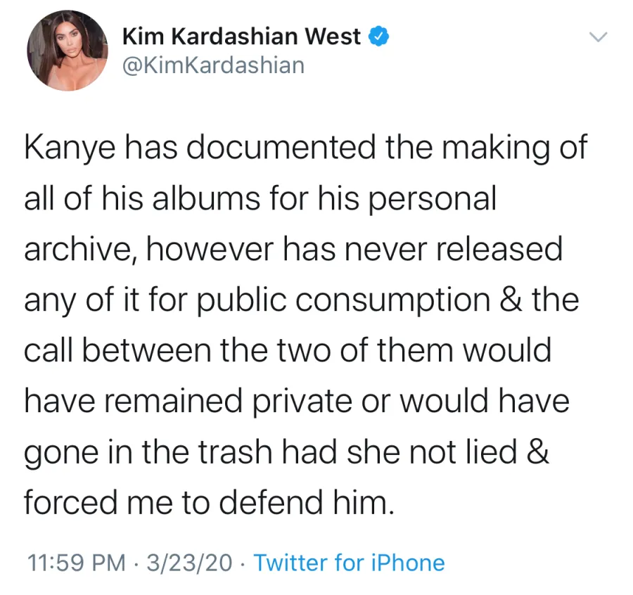 Kim Kardashian's Tweets