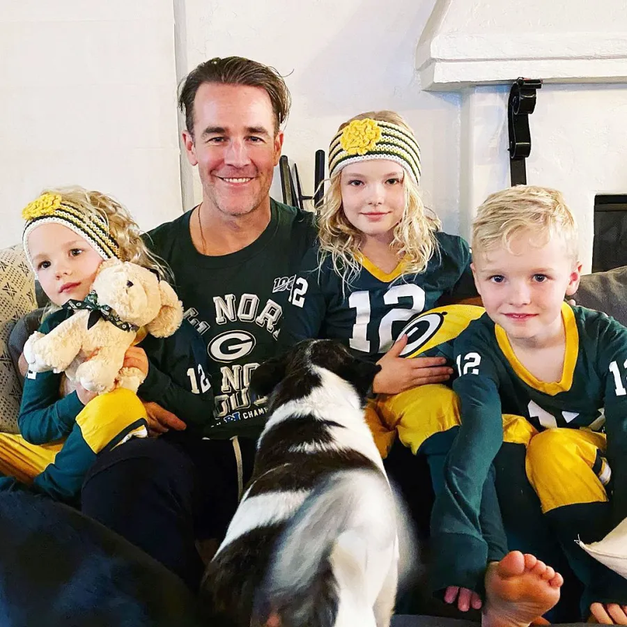 James Van Der Beeks Family Album Super Bowl Sunday