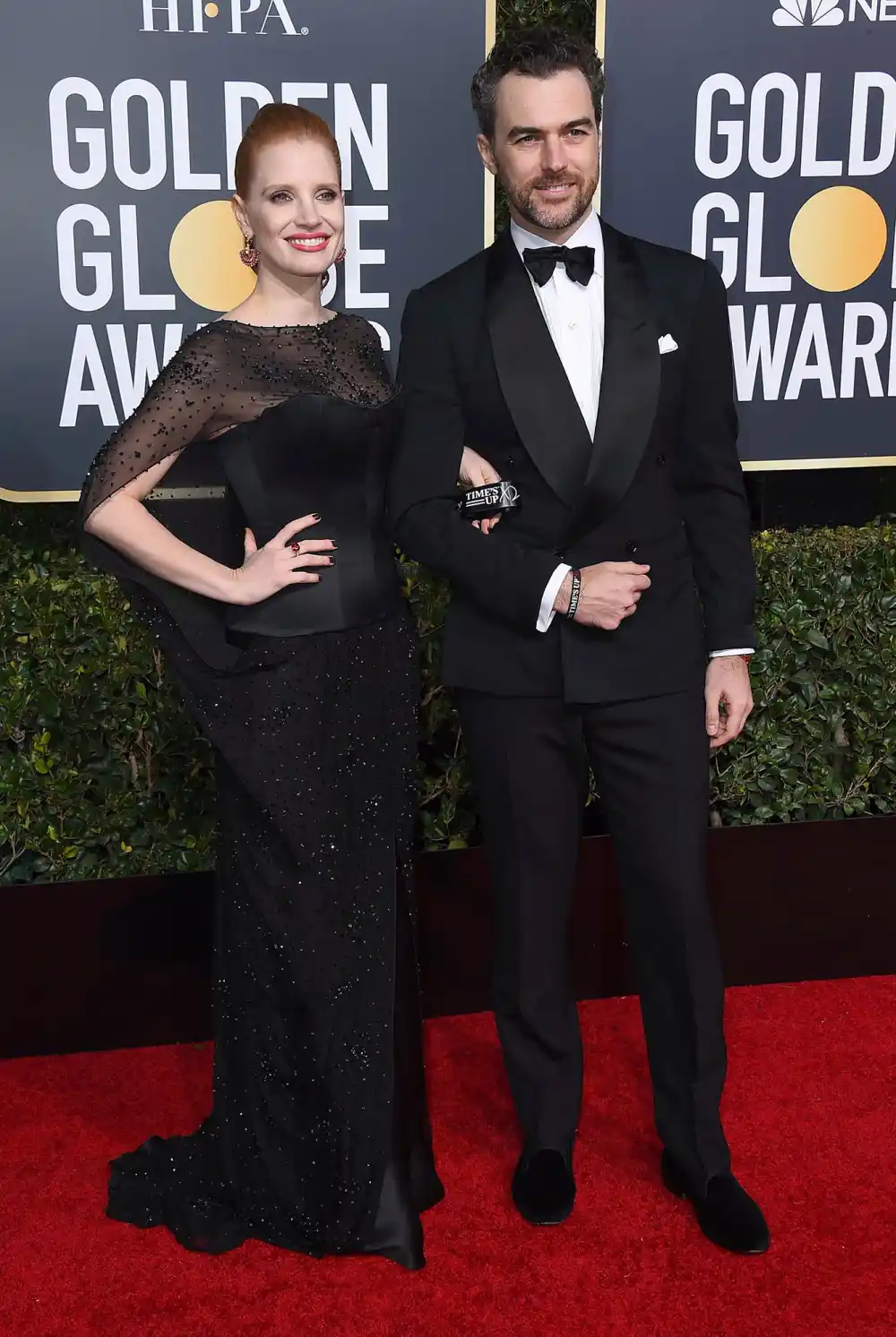 Jessica Chastain and Gian Luca New Child