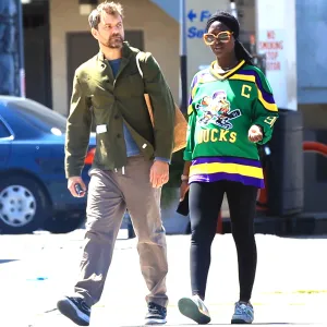 Joshua Jackson Kisses Pregnant Wife Jodie Turner-Smith