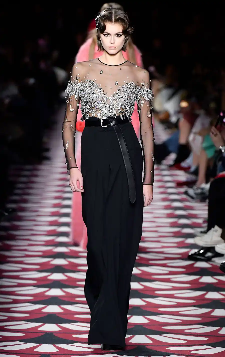 Kaia Gerber Paris Fashion Week Runway