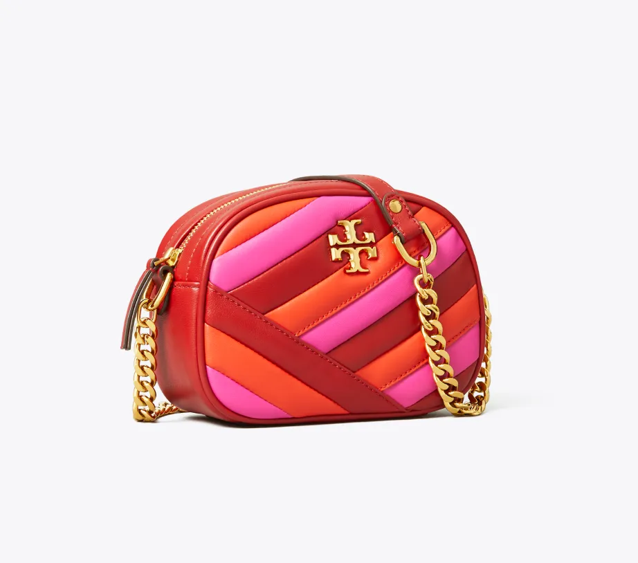 Kira Chevron Color-Block Small Camera Bag