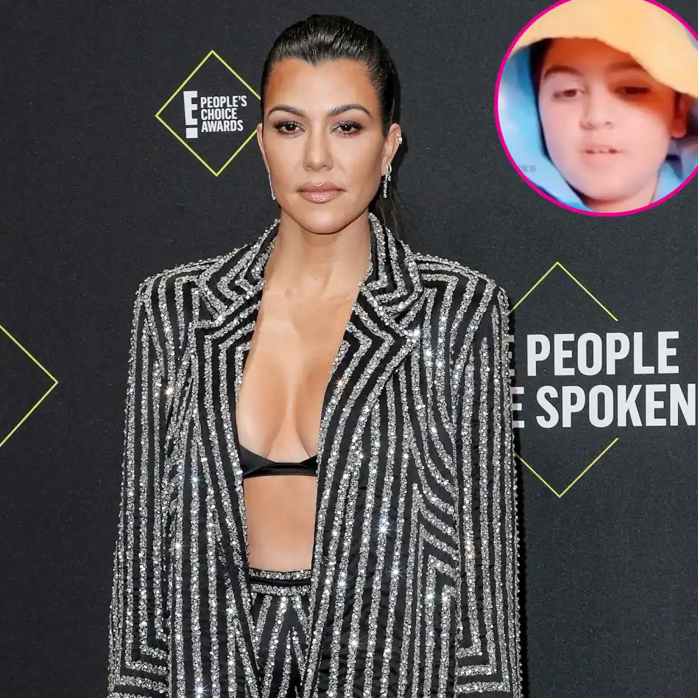 Kourtney Kardashian and Scott Disick&rsquo;s Son Mason Goes Live on TikTok p