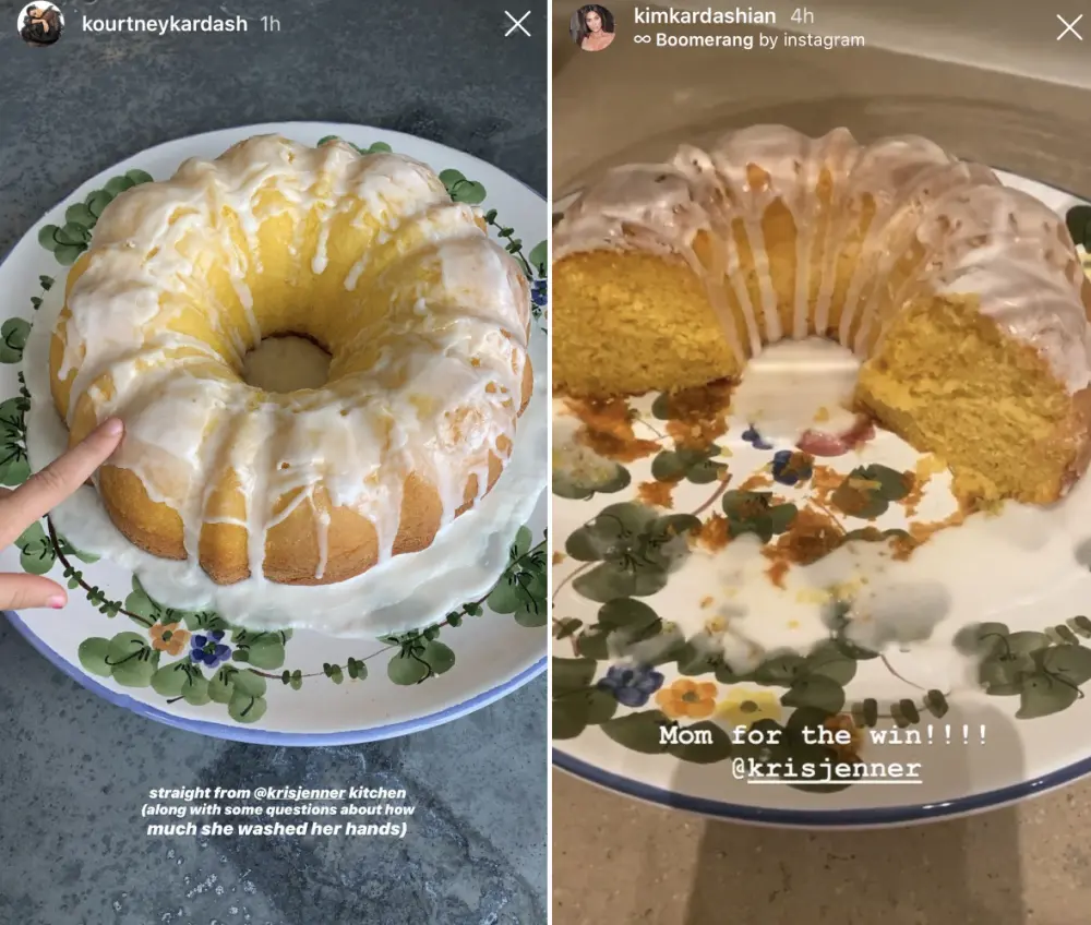 Kris Jenner Jokes She Washed Her Hands a Lot While Baking for Her Kids