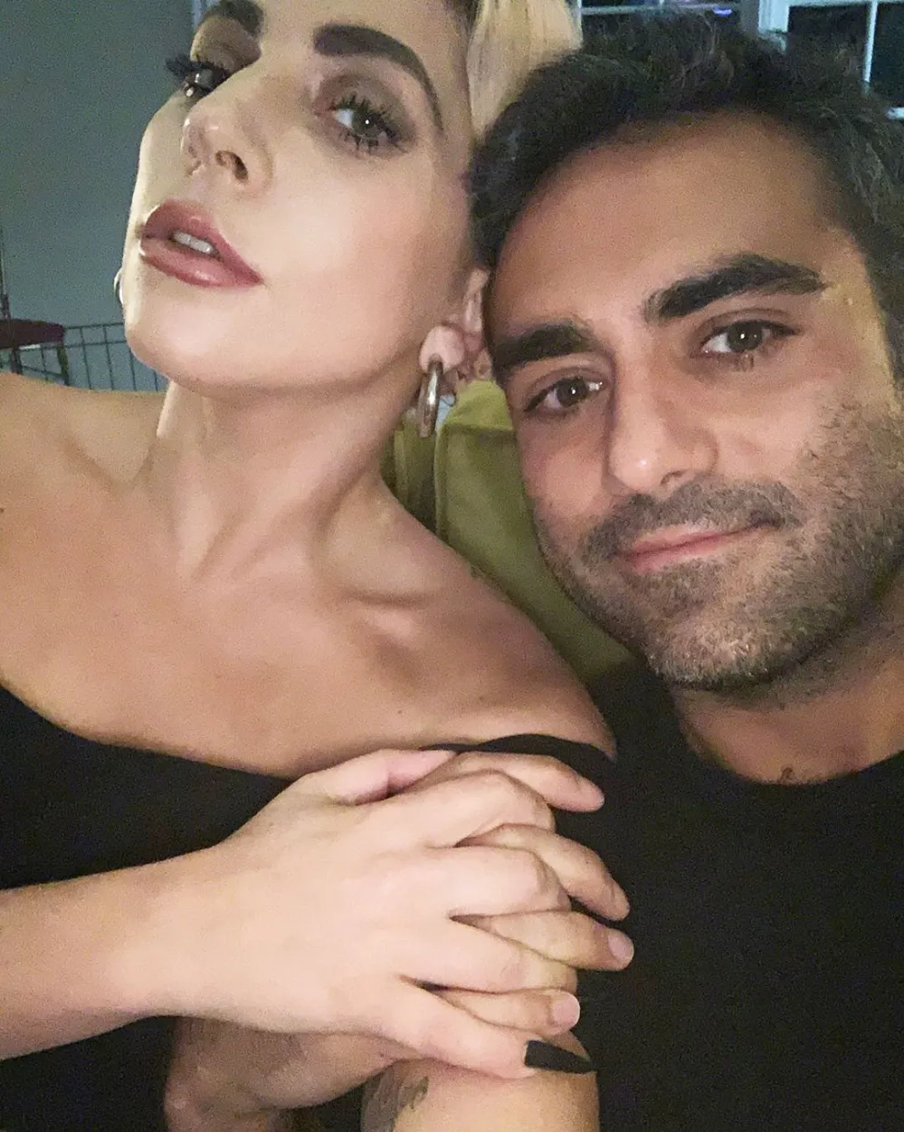 Lady Gaga Cuddles Up to Boyfriend Michael Polansky on &lsquo;Day 6 of Self-Quarantining