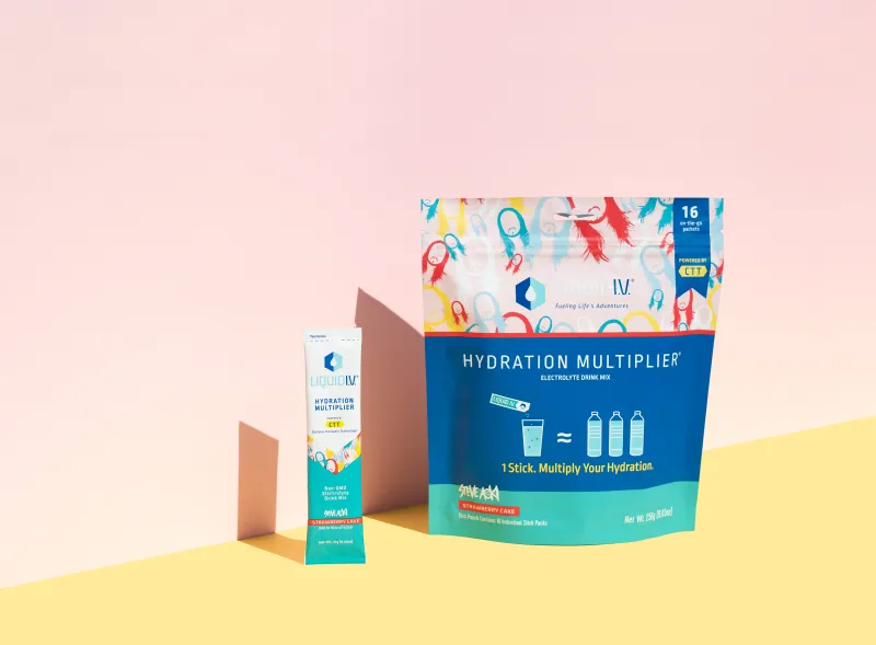 Liquid I.V. Teams Up With Steve Aoki for a Delicious New ‘Strawberry Cake’ Flavor