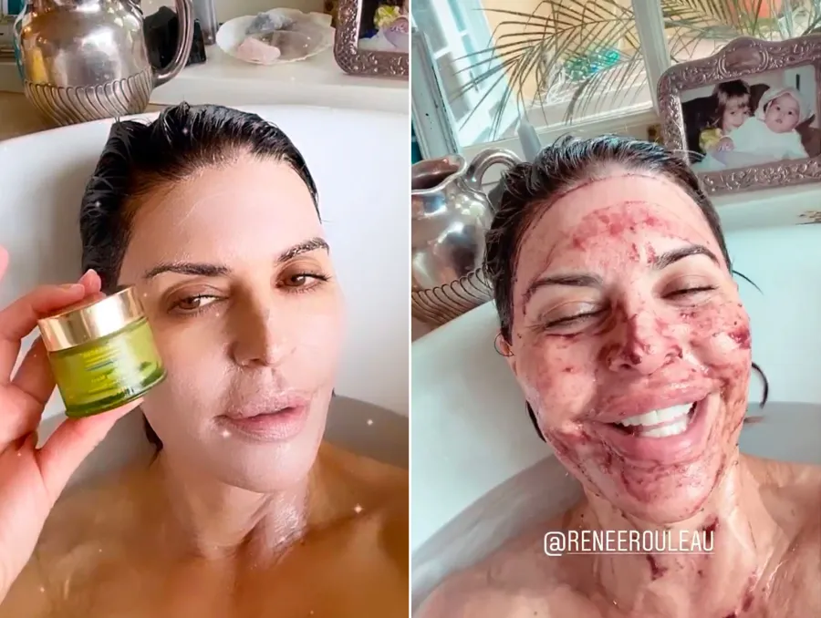 Lisa Rinna Face-Mask Instagram