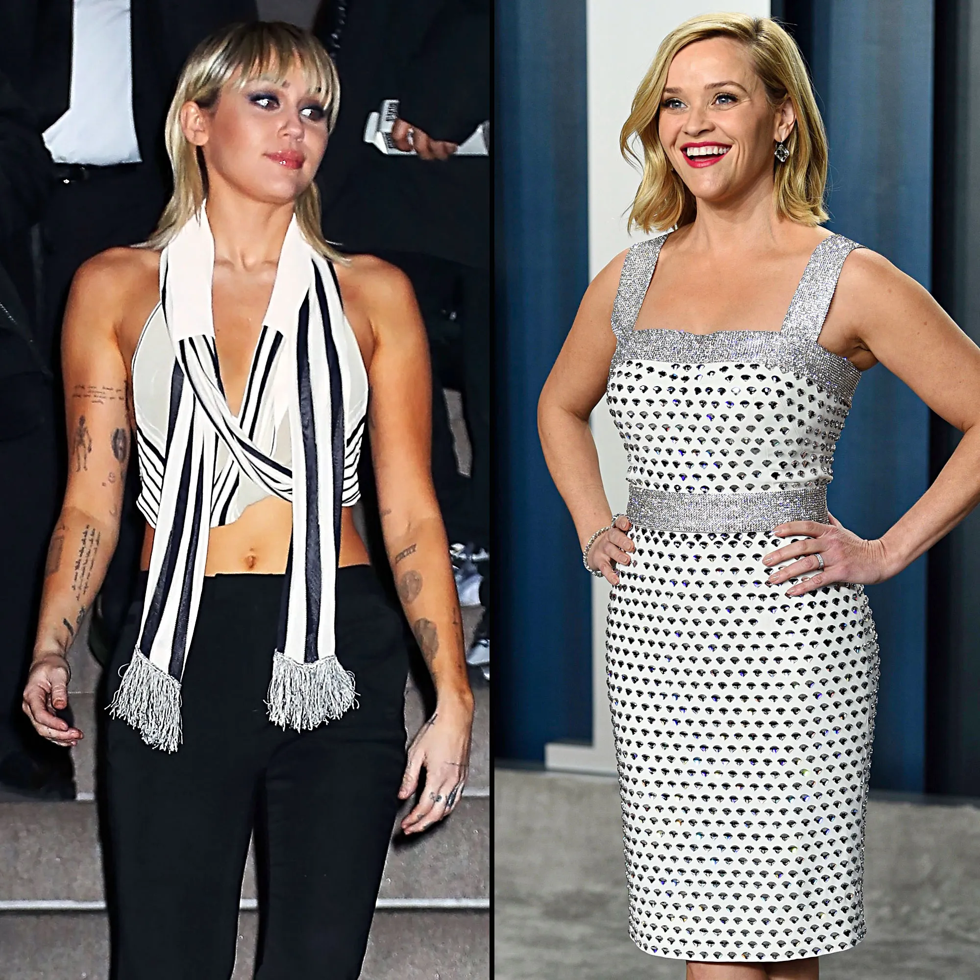 Miley Cyrus Blows Reese Witherspoon Mind With Piece TV Trivia