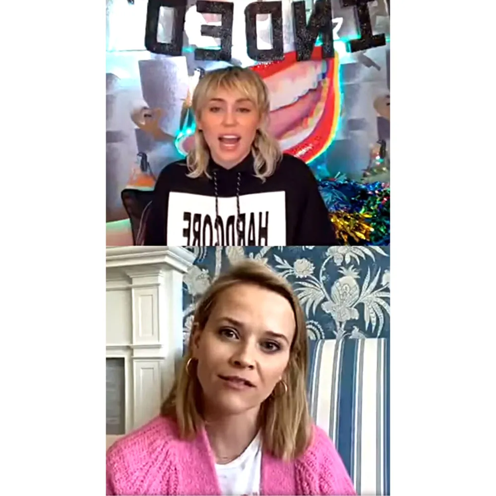 Miley Cyrus Blows Reese Witherspoon Mind With Piece TV Trivia