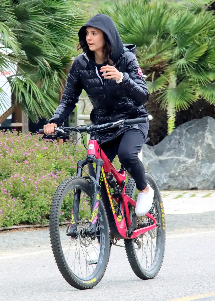 Nina Dobrev and Shaun White Spotted Biking in Malibu