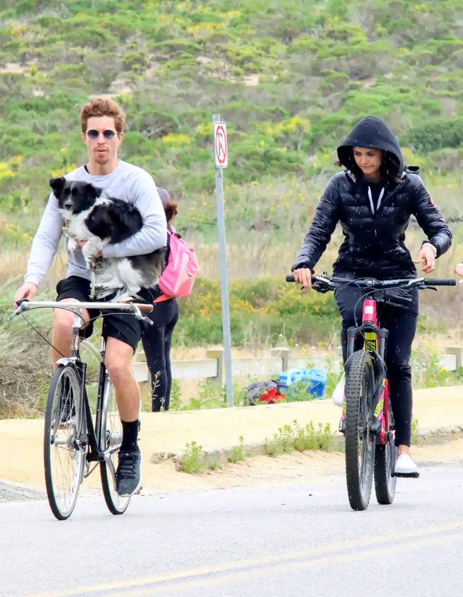 Nina Dobrev and Shaun White Spotted Biking in Malibu