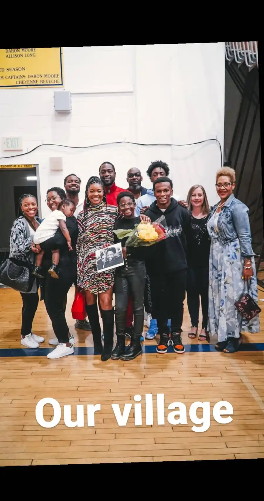 Dwyane Wade, Gabrielle Union and Their Kids Support Zaya at Performance