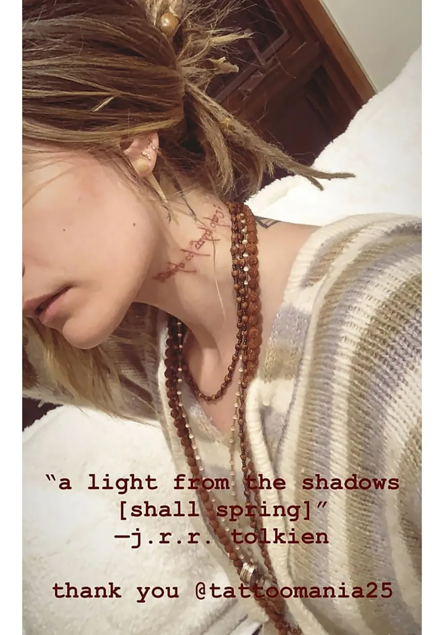 Paris Jackson New Tattoo Instagram