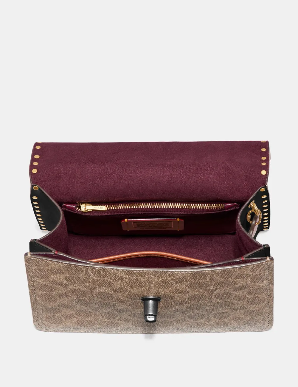 Parker Top Handle In Signature Canvas With Rivets