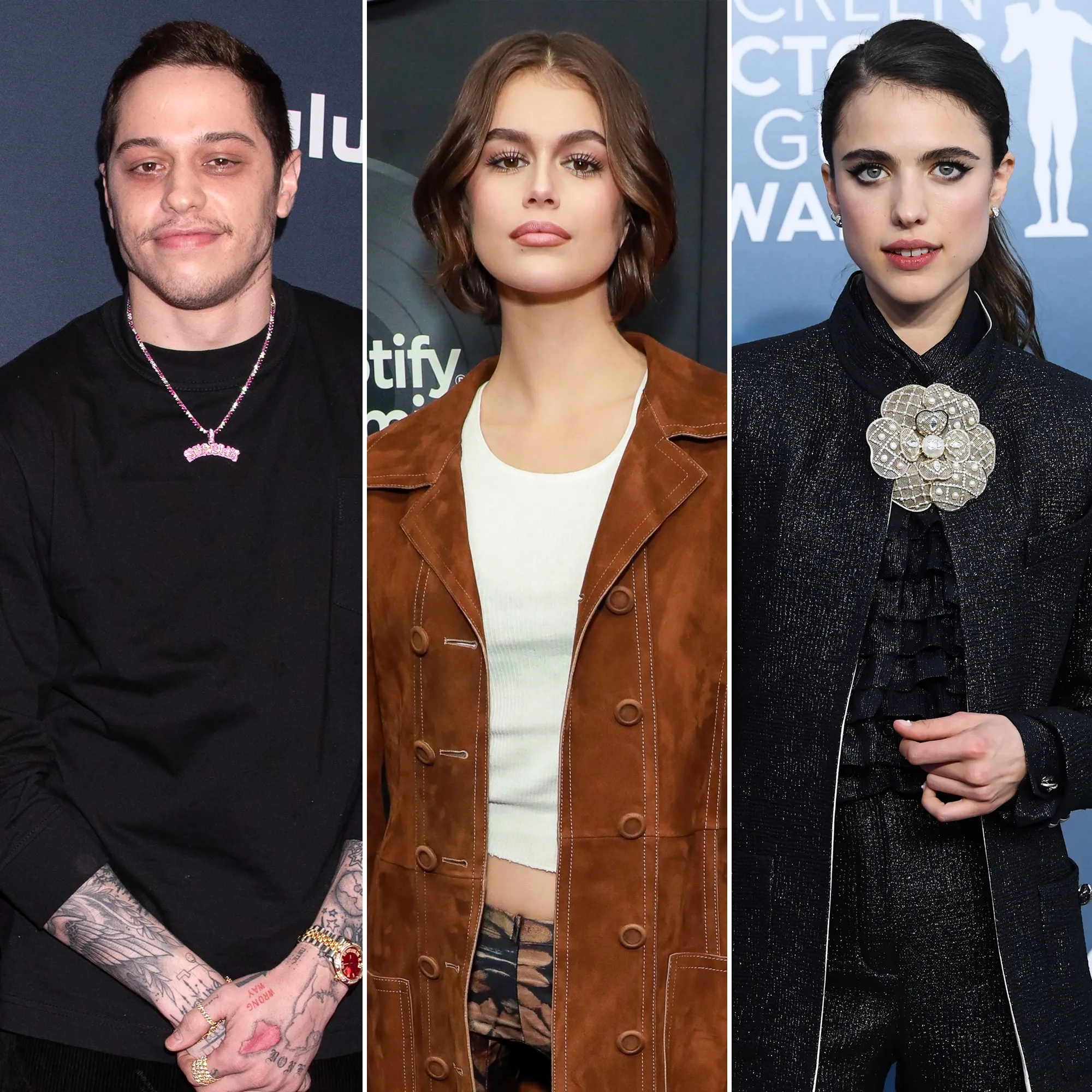 Pete Davidson’s Exes Kaia Gerber and Margaret Qualley Spotted Hanging Out