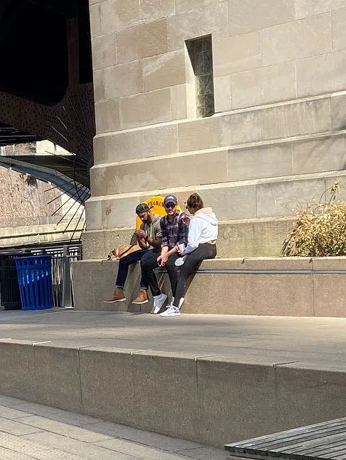 Peter Weber and Kelley Flanagan Interacted During Their Chicago Outing