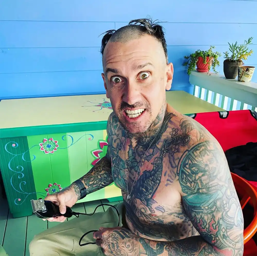Pink's Daughter Willow Shaves Dad Carey Hart's Head