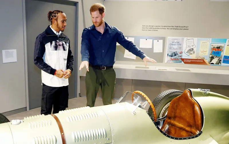 Prince Harry Makes Solo Appearance with Lewis Hamilton During Farewell Tour of Royal Engagement