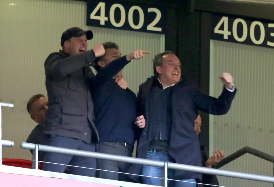 Prince William Cheers at the Carabao Cup Final