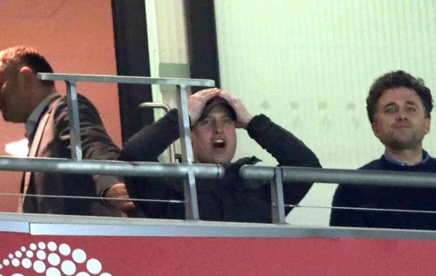 Prince William Cheers at the Carabao Cup Final