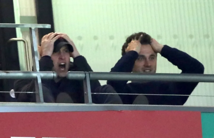 Prince William Cheers at the Carabao Cup Final
