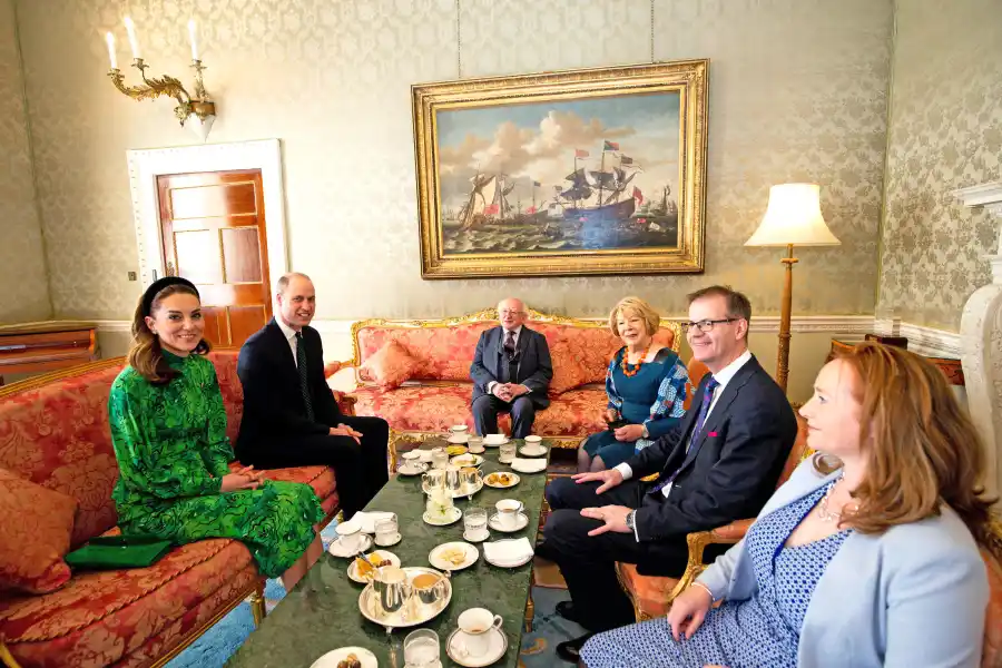 Prince William Duchess Kate Touch Down Ireland 3-Day Visit