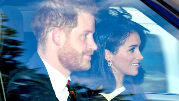 Queen Elizabeth II Attends Church Service With Prince Harry and Meghan Markle