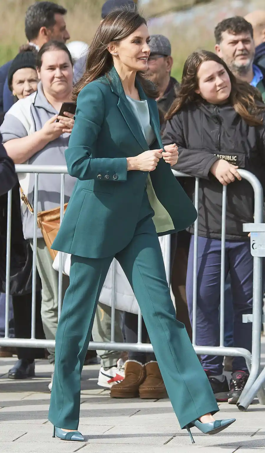 Queen Letizia Monochrome Ensemble February 28, 2020