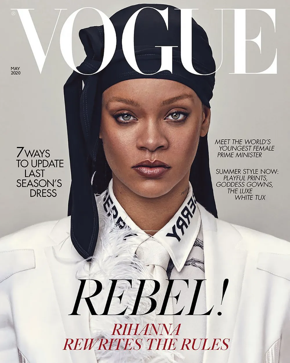 See How Rihanna Just Made History on the May 2020 'British Vogue' Cover