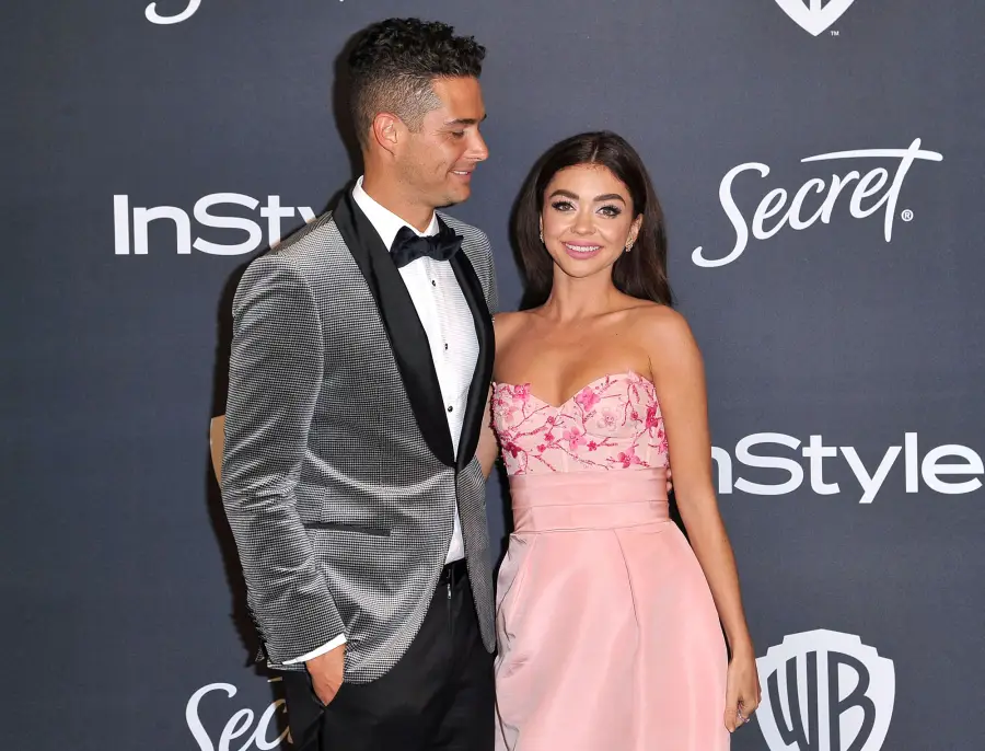 Sarah Hyland Jokes Divorce From Fiance Wells Adams Golden Globes