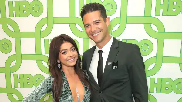 Sarah Hyland and Wells Adams Take the Viral Couples' TikTok Challenge: 'Poor Man's J.Lo and A. Rod'