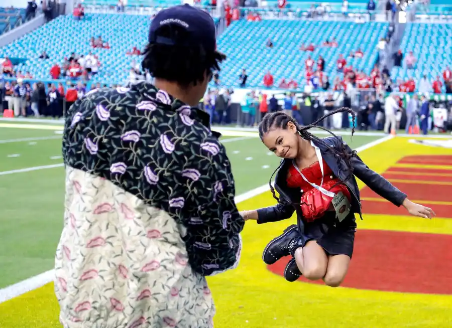 See Blue Ivy Attend NBA Game With Dad Jay-Z