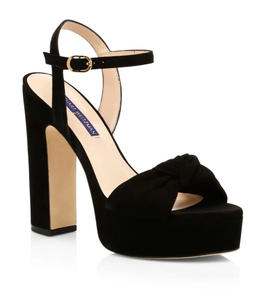 Stuart Weitzman Mirri Suede Platform Sandals