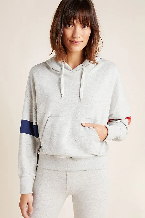 Sundry Striped Hoodie