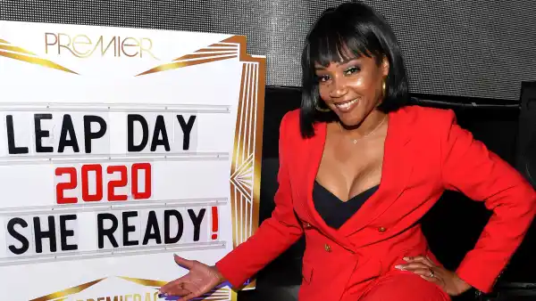 Tiffany Haddish Parties at Premier Nightclub at Borgata Hotel Casino & Spa