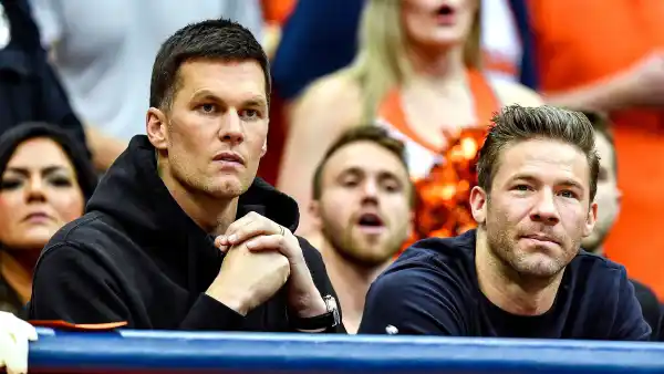 Tom Brady and Julian Edelman Joke About Brady's Free Agency Futur