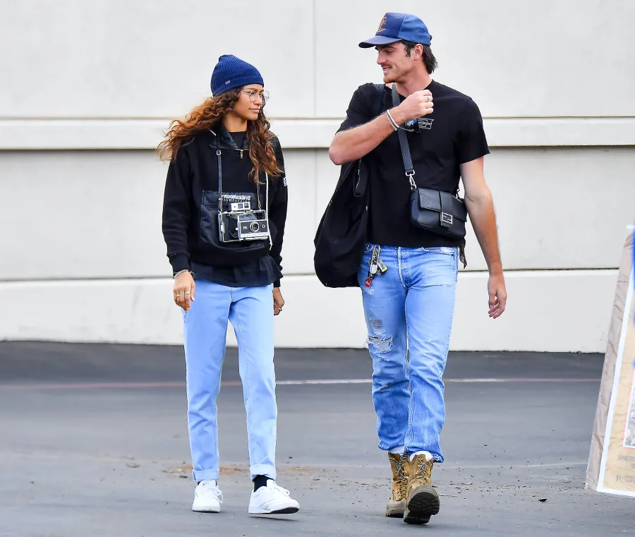 Zendaya, Jacob Elordi Get Goofy While on a Flea Market Date